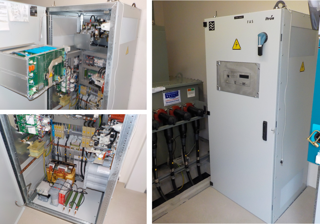 Wind active filter with cables