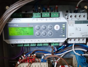 Monitor in wind turbine