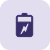 Icon Purple Battery Lightning