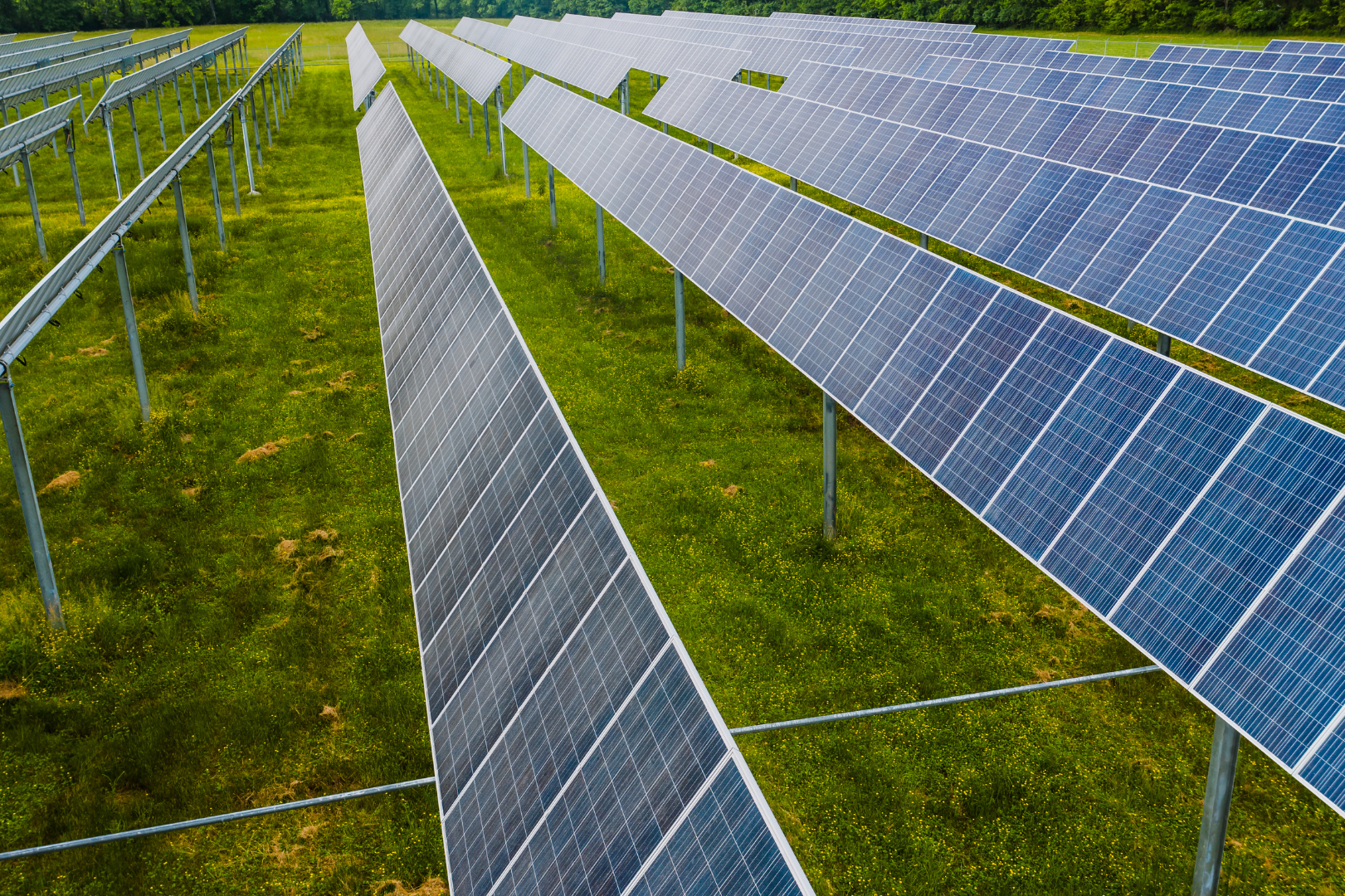 Solar farms ground mounted