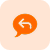 Icon Orange Message