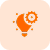 Icon Orange Lightbulb
