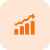 Icon Orange Graph